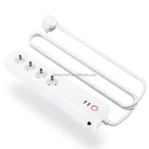 Benexmart 5V EU Smart Power Strip Arbeiten Sie mit Alexa Google Home Plug USB WiFi Überspannung schutz Multi Outlet Extender Ladeans chlüsse