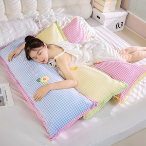 Wholesalers Cushions and Pillows Body Pillow Bedroom Sleeping Soft and Comfortable Pillow Beautiful Color Cute Pillow PP Cotton - Product Image 1