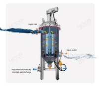 Filter Otomatis Tipe Sikat dengan Pembersihan Mandiri, Penghilang Padatan Terapung, Pengolahan Air Laut, Dapat Disesuaikan