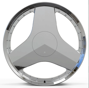 Jantes en aluminium forgé 6061t6 polies personnalisées de 16'' à 24'' pour voitures de musculation anciennes, pour <span class=keywords><strong>Ford</strong></span> <span class=keywords><strong>Mustang</strong></span> GT500, Tesla Y - Product Image 2