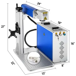 2024 sihao mới sợi Laser đánh dấu Máy Loại tủ sợi Laser đánh dấu máy