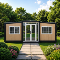 Villa modulaire préfabriquée extensible de haute qualité de 10 à 20 pieds, maison mobile portable moderne, mini-maison de bureau, maison-conteneur