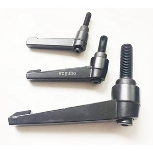 Nhôm Hồ Sơ Phụ Kiện M5 M16 Kẽm Hợp Kim Có Thể Điều Chỉnh Xử Lý Khóa Bên Ngoài Nam Chủ Đề Núm Hex Vít Khóa Xử Lý - Product Image 3