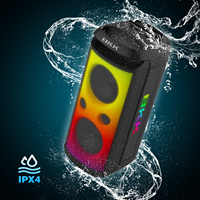 Enceinte de fête portable IPX4 étanche avec batterie intégrée, lumières LED RGB, 120W de puissance (XC8500)