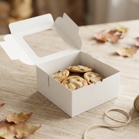 Boîte à gâteaux personnalisée, écologique, recyclable, avec pelliculage mat anti-rayures et dorure à chaud, pour commandes en gros commerciales