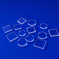 Disque carré en quartz ultra-mince à fusion électrique sur mesure, pureté 99,99 %, résistant à la corrosion à haute température (1200 °C) pour laboratoire