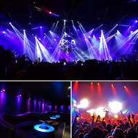 WF 1W 12 yeux 3 en 1 mini lumière de scène en plastique RVB DMX512 led plat par lumière bar piste de danse mariage DJ équipement