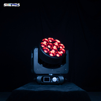 SHEHDS 12x40 w Wash Moving Head 4in1 Éclairage de scène mobile pour DJ Club Salle de danse Disco Dmx Musique pour Dj Lights