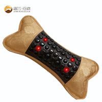 Oreiller chauffant pour le cou Jiwan Lejia en forme d'os, personnalisé, en jade, germanium et LED Photon, idéal pour les boutiques de bien-être