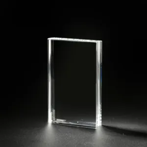 NUEVO 2024 Venta al por mayor K9 Cubo de vidrio transparente Forma de libro Cubo de bloque de cristal láser 3D