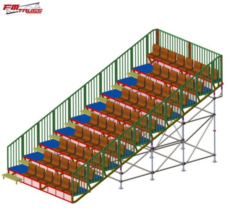 Customized Sport Equipment Football Stadium Plastic