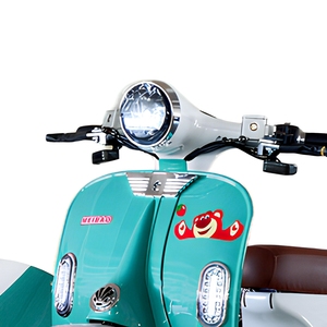 Motocicleta Eléctrica Retro con Sidecar, Vehículo Turístico, Scooter Vintage de Dos Ruedas para Uso en Zonas Turísticas - Product Image 5