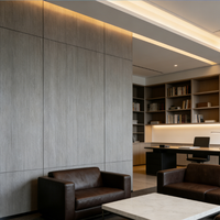 Panel de Pared Modular Impermeable y Antiestático con Estructura de Encaje de Aluminio para un Montaje Rápido, para Sala de Estar y Uso en Hoteles