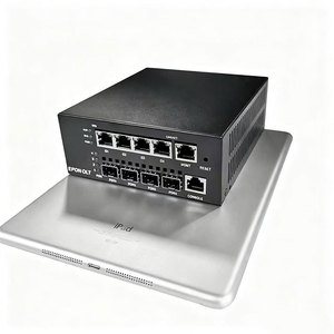มินิ 4 พอร์ต EPON OLT ออปติคอลไลน์เทอร์มินัล 10/100/1000M อัปลิงค์ อัตราส่วนแยก 1:64 ดีไซน์กะทัดรัดแบบตั้งโต๊ะ รองรับไฟเบอร์ออปติก FTTH - Product Image 4
