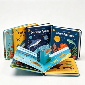 Custom 3D Pop up Cartoon Book for Kids Board Book Safe Pop up Book Printing Service - Product Image 1