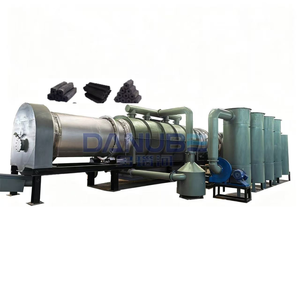 Máquina de Carbonización de Biomasa Totalmente Automática en Estado Nuevo, Conjunto Completo de Línea de Producción de Carbón - Product Image 1