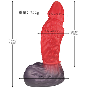 Fantasy Animal Cheval <span class=keywords><strong>Anal</strong></span> Gode Énorme Monstre Épais avec Ventouse Géant Doux Pénis Alien pour Sexe Adulte pour Hommes et Femmes - Product Image 2