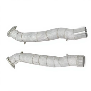 Tubo de Escape Delantero para Aston Martin DB12 4.0T 2023+, Tubos de Escape de Acero Inoxidable, Downpipe con Protección Térmica, Mejora Acústica - Product Image 2
