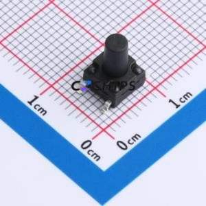 UK-B02123T-G9.5-160 Tactile Switch SMD Switch ( Operating Force: 1.6N )( Switch Length: 6.15mm )( Switch Width: 6.15mm ) - Product Image 1
