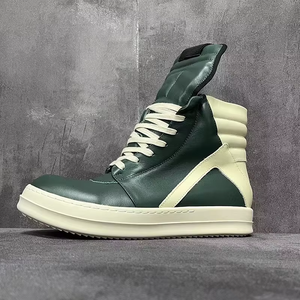 Chaussures de créateur, bottes courtes luxueuses et tendance, chaussures plates unisexes, bottes en cuir véritable, style décontracté pour la marche, chaussures pour hommes - Product Image 5