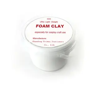 300g Black/white/gray Color High Density Cosplay Foam Clay Modeling Clay