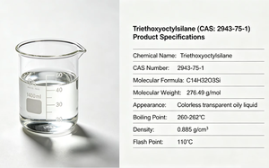 N-Octiltrietoxisilano CAS 2943-75-1 para Dispersión de Pigmentos/Agente de Acoplamiento para Compuestos de Poliolefina - Product Image 2