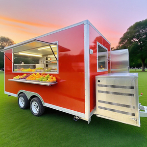 Fully Equipped Coffee Cart Mobile Pizza Food <b>Truck</b> Trailer Turkey Ice Cream Bbq Food Trailer - Product Image 2