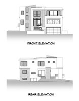 Plan de maison de ferme moderne 1066-133, 5 889 pieds carrés, 5 chambres, 4 salles de bain, 3 étages, 3 garages, design de villa élégant