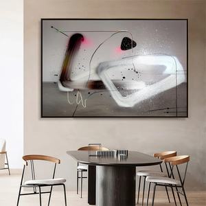 Pintura al Óleo Pintada a Mano sobre Lienzo, Textura 3D, Arte Abstracto Minimalista, Pinturas Modernas para Decoración del Hogar y Hoteles, Arte Estético para Pared - Product Image 4