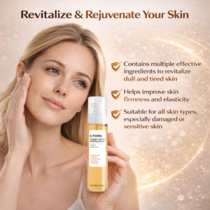 Suero Facial 5 en 1 con Colágeno PDRN, Niacinamida y Ácido Hialurónico, Iluminador, Reafirmante, Antienvejecimiento, Hidratante y Reparador - Product Image 5