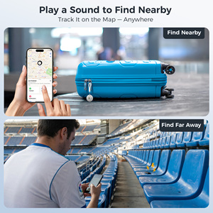 מכשיר איתור חכם MiTag Duo של ריאל מדריד, מורשה על ידי אפל וגוגל, למציאת מפתחות ומזוודות עם טבעת מפתחות ותמיכה בבלוטות'. - Product Image 4