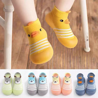 Grosir Kaus Kaki Kartun Bebek Lucu Kaus Kaki Sepatu Anti Selip Sol Karet Bayi Balita