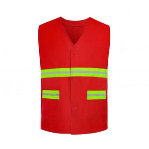 เสื้อกั๊กนิรภัยสะท้อนแสงสีส้ม - Product Image 1