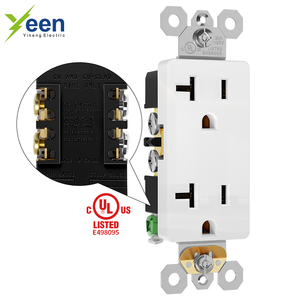 Ul & CUL Listed 20a 125v Décorateur Us Prise murale universelle, prise électrique Decra 20a, prises et prises électriques - Product Image 1