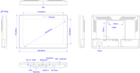 2,2 GHz RK3576 WIFI 6 Android 14 OS 10,1 pulgadas POE Montaje en pared Industrial Android Tablet PC