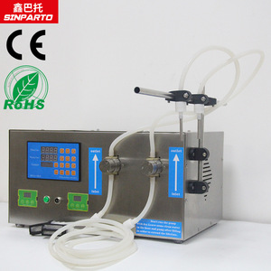 Machine de remplissage de liquides électrique Sinparto 220V semi-automatique haute précision avec pompe pour bouteilles et garantie d'un an - Product Image 4