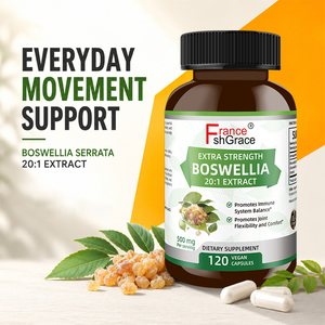 Nouveauté Shecome Boswellia 20:1 Extrait 120 Capsules Soutient la Fonction Immunitaire pour Femmes Extraits Végétaux Capsules de Boswellia - Product Image 6