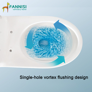Sanitari Moderni <span class=keywords><strong>WC</strong></span> con Scarico a Sifone, Doppio Flusso, Sedile a Chiusura Lenta, <span class=keywords><strong>per</strong></span> Hotel e Villa - Product Image 5
