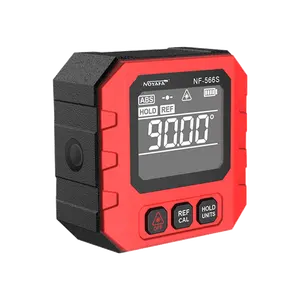 Noyafa Hoek Meetinstrument Magnetische Adsorptie NF-566S Dubbelzijdige Laser Hoge Precisie Digitale Display Inclinometer