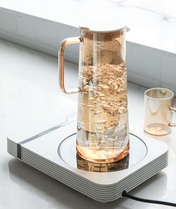 <span class=keywords><strong>Carafe</strong></span> en verre coloré en borosilicate résistant à la chaleur, nouvelle conception, avec filtre - Product Image 5