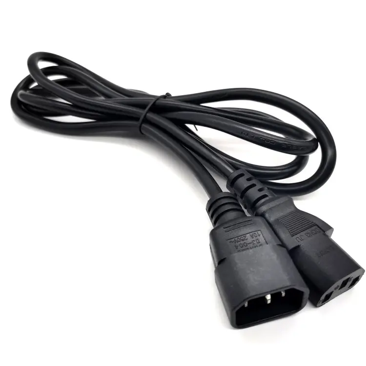 C13 to C14 Power Cable Assembly AC Power Cord