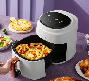 Đa chức năng điện điện không có lò dầu Thông Minh Kỹ thuật số màu Nồi chiên không khí nhôm PTFE vòng điều khiển kỹ thuật số 8 lít, 8L - Product Image 1