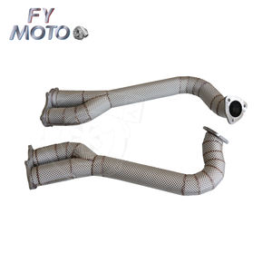 Pour Porsche 718 GT4 / GTS / <span class=keywords><strong>Spyder</strong></span> sur les tuyaux de liaison d'essieu 2020 + tuyau de descente de bouclier thermique - Product Image 1