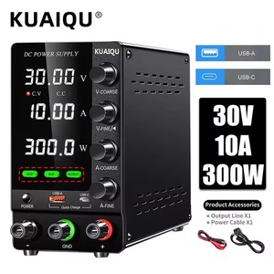 KUAIQU SPS-C3010S Nuovissimo Alimentatore da Laboratorio DC 30V 10A 300W con Ricarica Type-C, Riparazione, Tensione Variabile Regolabile, OCP, OVP - Product Image 1