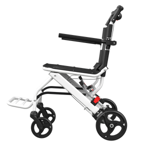 Silla <span class=keywords><strong>de</strong></span> <span class=keywords><strong>Ruedas</strong></span> Económica para Avión <span class=keywords><strong>con</strong></span> Frenos <span class=keywords><strong>de</strong></span> Mano para Adultos y Niños, Silla <span class=keywords><strong>de</strong></span> <span class=keywords><strong>Ruedas</strong></span> Plegable Ligera y Portátil - Product Image 2