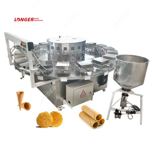 Commerciale Neve Cono Gelato Che Fa La Macchina Stroopwafel Waffle Maker Attrezzature - Product Image 5
