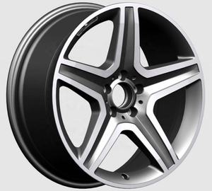 Flrocky pour JDM Style cinq rayons 19 pouces 5X112 Pcd ET43.5Mm <span class=keywords><strong>5</strong></span> <span class=keywords><strong>trous</strong></span> jantes en alliage pour Benz classe GLA AMG pour Infiniti QX30 - Product Image 3