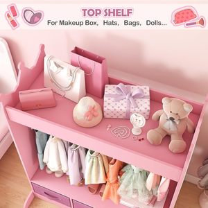 <span class=keywords><strong>Armario</strong></span> <span class=keywords><strong>Montessori</strong></span> Moderno de Tamaño Pequeño 2025 para Niñas, Organizador de Almacenamiento Rosa para Guardería, <span class=keywords><strong>Armario</strong></span> para Dormitorio, Escuela y Sala de Estar - Product Image 3