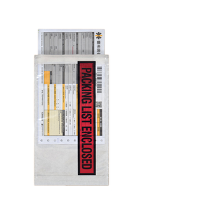 High Quality Clear PE Adhesive Backed Packing List Pouch Factory Wholesale Custom Printed Logo Small Batch Back Glue Shipping - Product Image 6