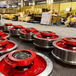 कस्टम ट्रैक व्हील गैन्ट्री क्रेन व्हीलसेट सामग्री हैंडलिंग उपकरण स्टेनलेस स्टील ड्राइविंग पहियों - Product Image 4